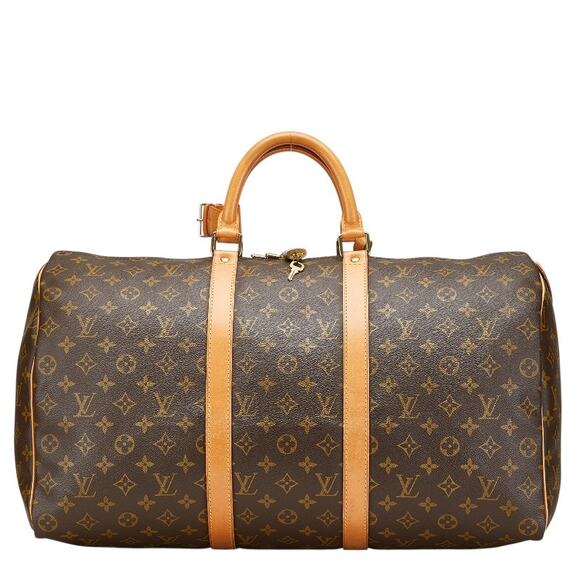 Louis Vuitton Monogram Keepall 50 Boston Bag M41426 - Picture 1 of 16